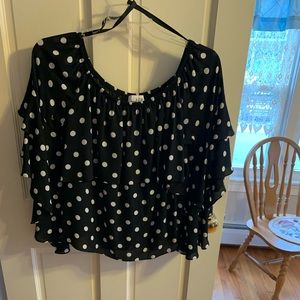 Joseph Radcliffe Black w/ White Pooka Dots Size 12